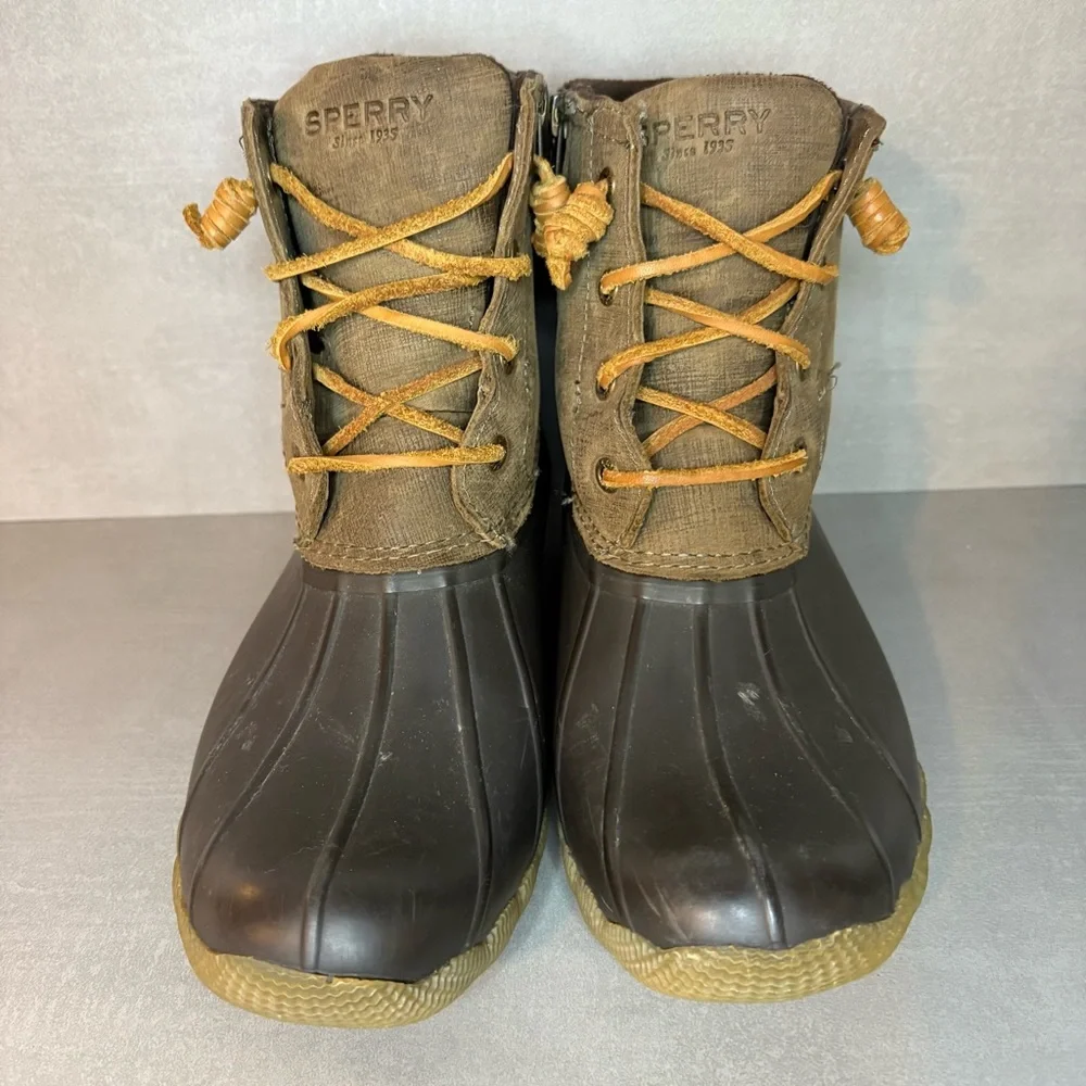 Sperry | Saltwater Duck Boots - Tan Brown ; Womens 7.5